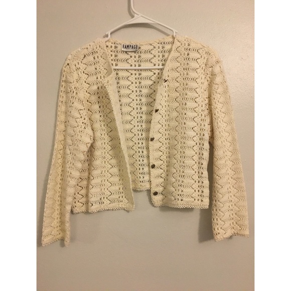 Zigzagging Lace cardigan - Picture 1 of 3